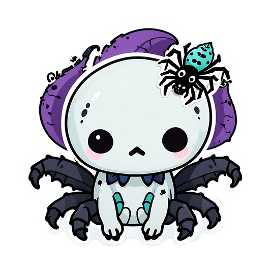 Cute Bat Character - UV Sticker - Heat Press Transfer