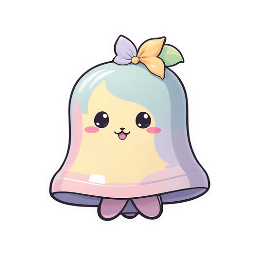 Cute Bell - Kawaii Sticker - Heat Press Transfer