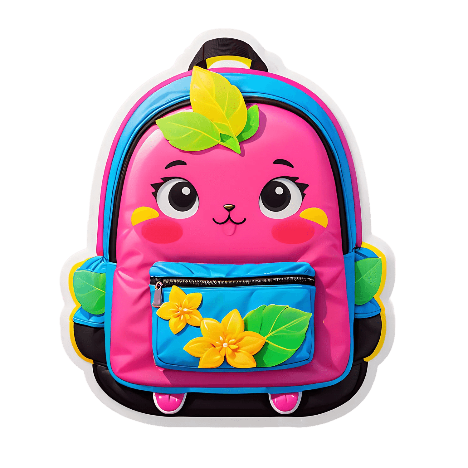 Cute Fruit Backpack - Sticker - Heat Press Transfer