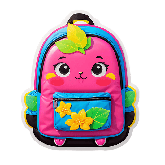 Cute Fruit Backpack - Sticker - Heat Press Transfer