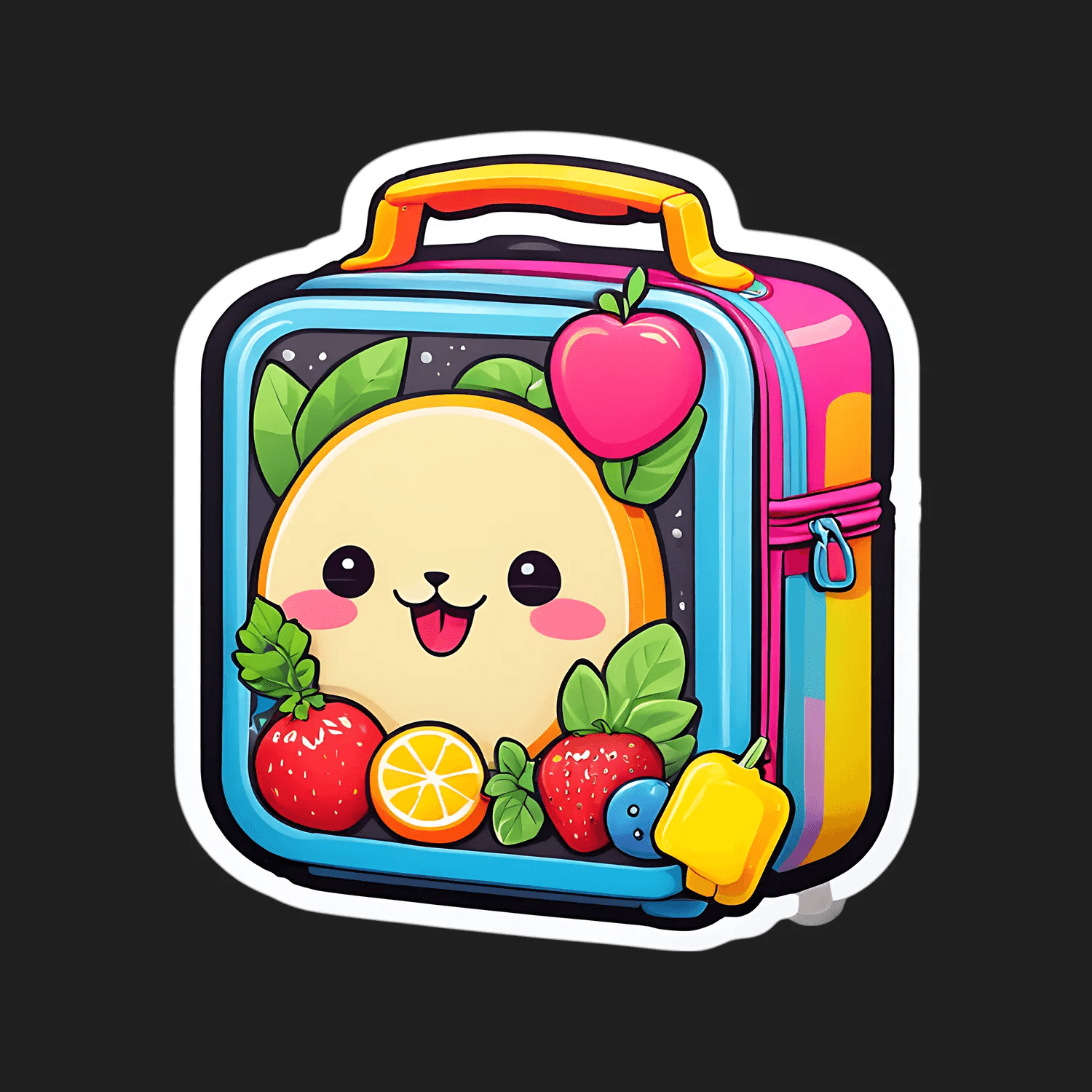 Cute Fruit Fun - Sticker - Heat Press Transfer