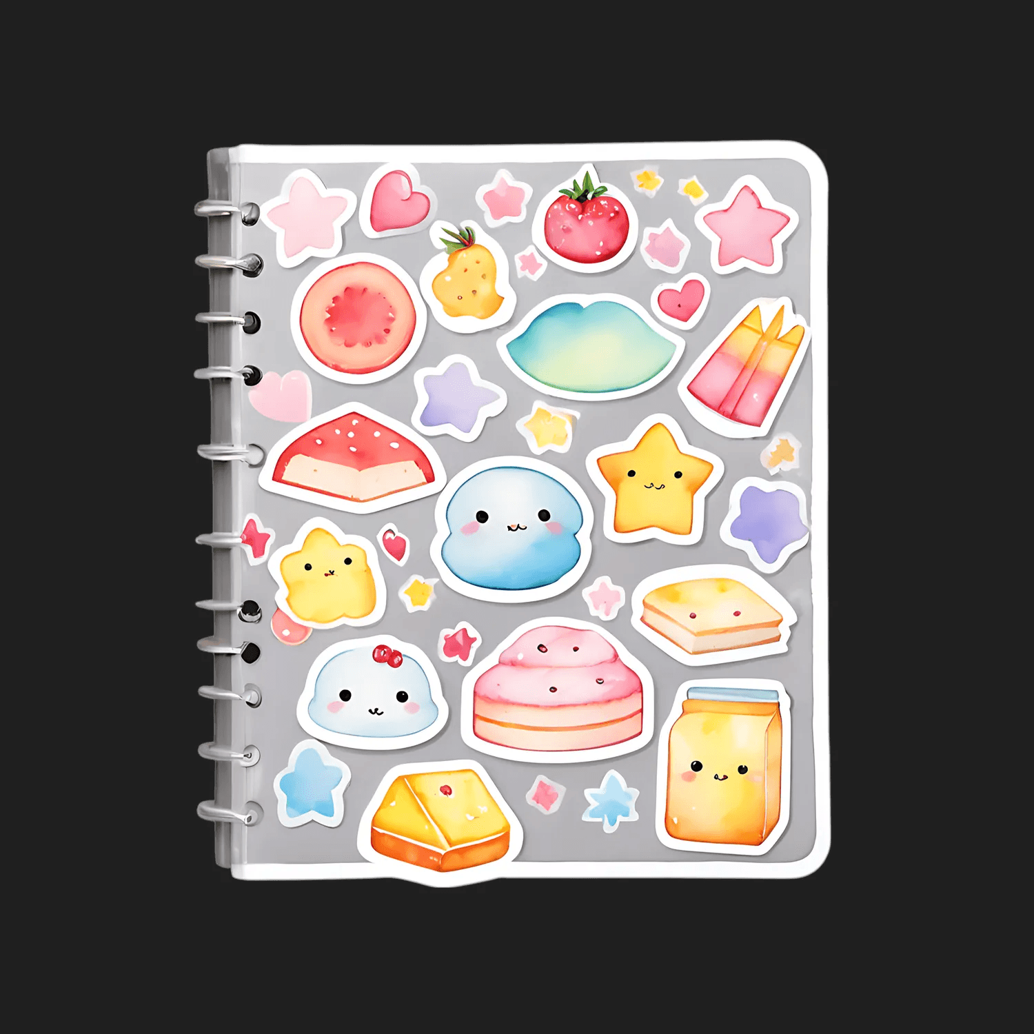 Cute Kawaii Sticker - Adorable UV DTF Designs - Heat Press Transfer