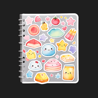 Cute Kawaii Sticker - Adorable UV DTF Designs - Heat Press Transfer