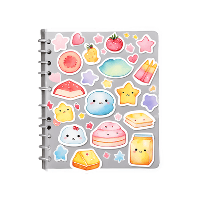Cute Kawaii Sticker - Adorable UV DTF Designs - Heat Press Transfer