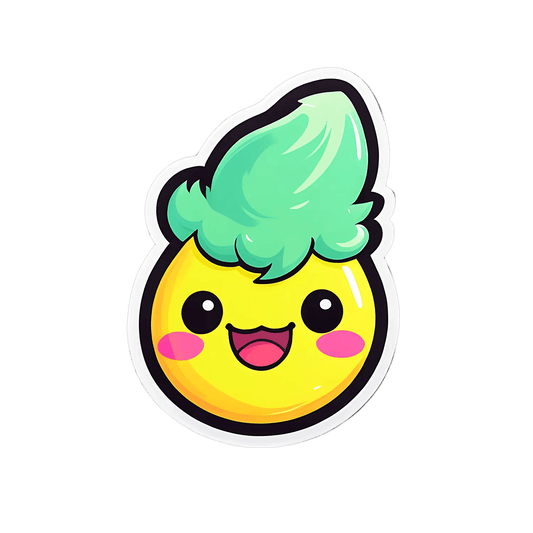 Cute Lemon Sticker - Vibrant and Adorable - Heat Press Transfer
