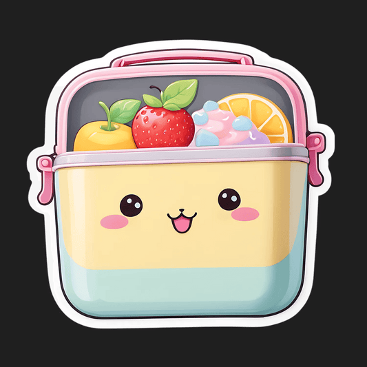 Cute Lunchbox - Sticker - Heat Press Transfer
