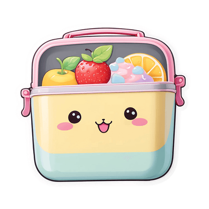 Cute Lunchbox - Sticker - Heat Press Transfer