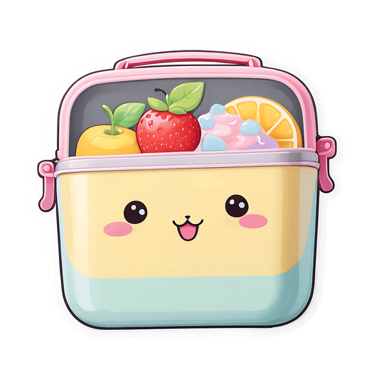 Cute Lunchbox - Sticker - Heat Press Transfer