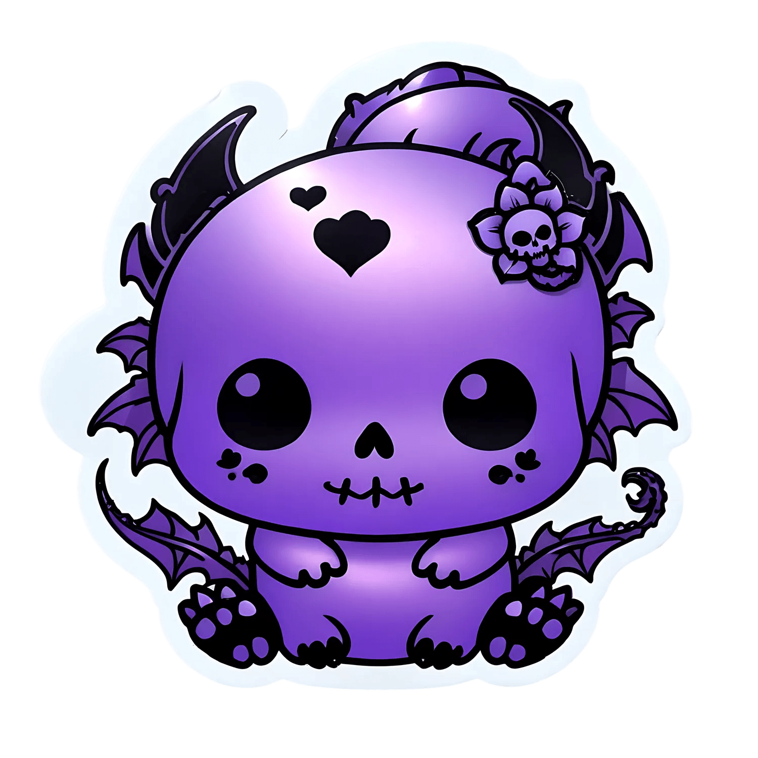 Cute Monster - UV DTF Sticker - Heat Press Transfer