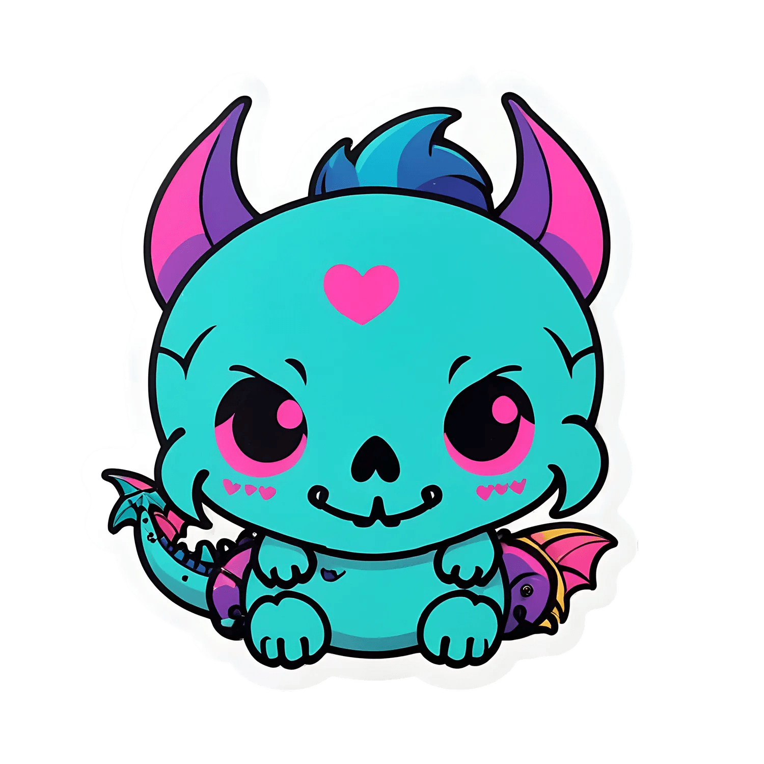 Cute Monster UV - Sticker - Heat Press Transfer