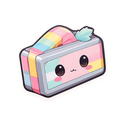 Cute Rainbow Sticker - UV DTF - Heat Press Transfer