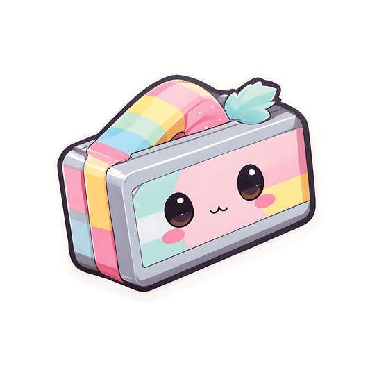 Cute Rainbow Sticker - UV DTF - Heat Press Transfer