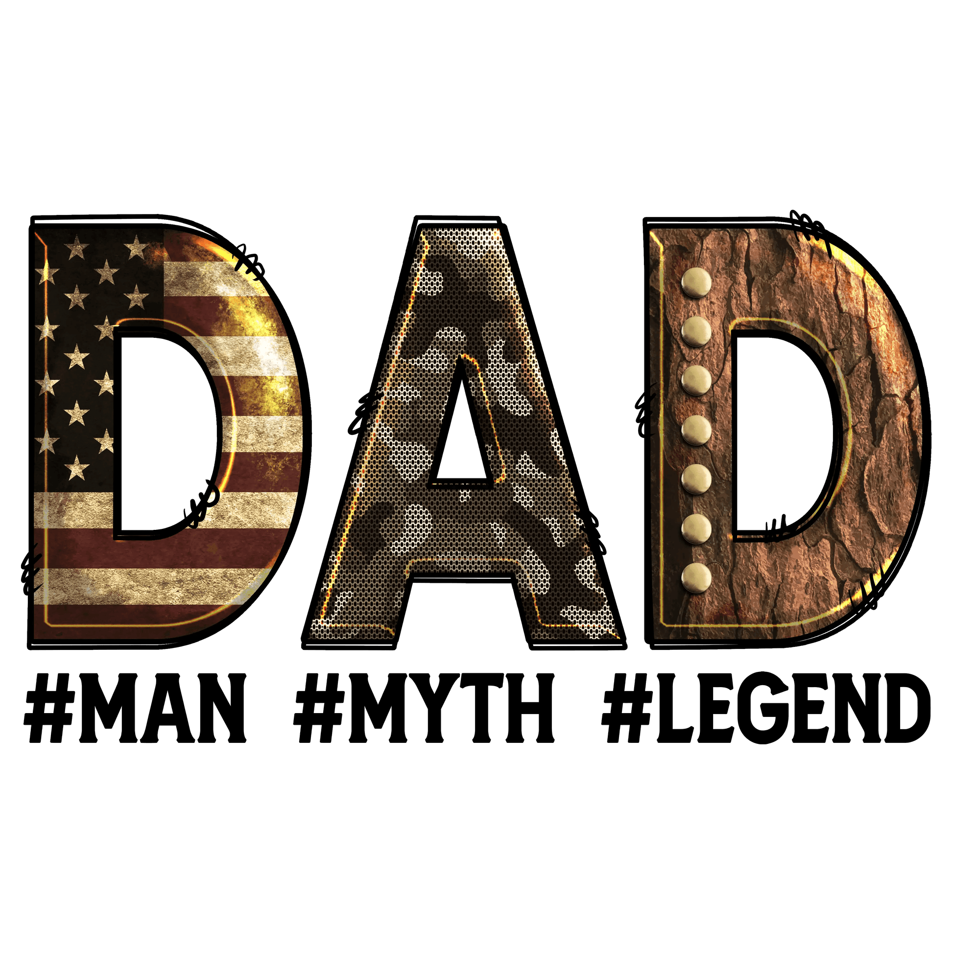 Dad Mode Design - DTF Ready To Press - Heat Press Transfer