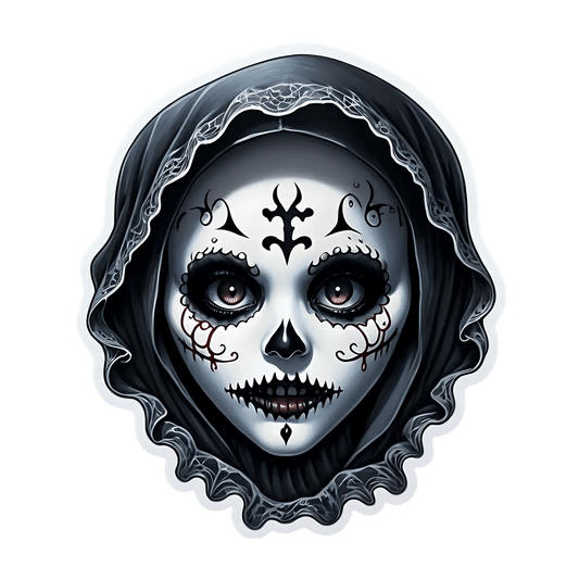 Day of the Dead - UV Artistic Sticker - Heat Press Transfer