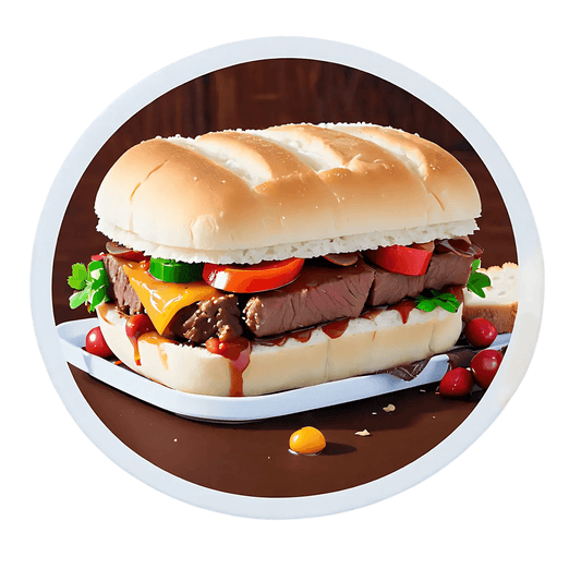Delicious Burger - Sticker - Heat Press Transfer