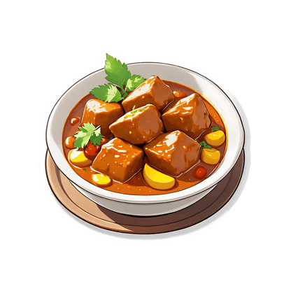 Delicious Curry Sticker - UV Print - Heat Press Transfer