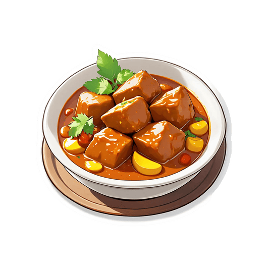 Delicious Curry Sticker - UV Print - Heat Press Transfer