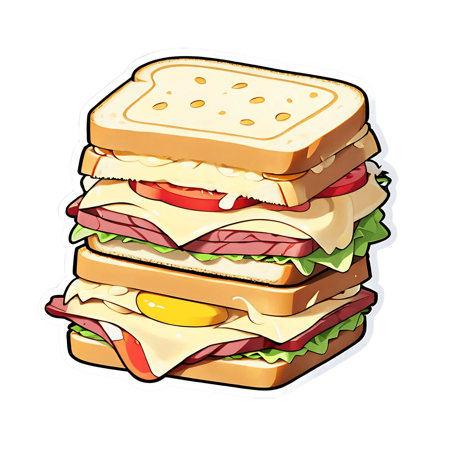 Delicious Sandwich - Sticker - Heat Press Transfer