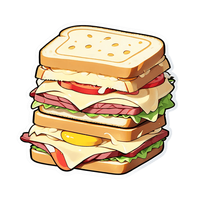 Delicious Sandwich - Sticker - Heat Press Transfer