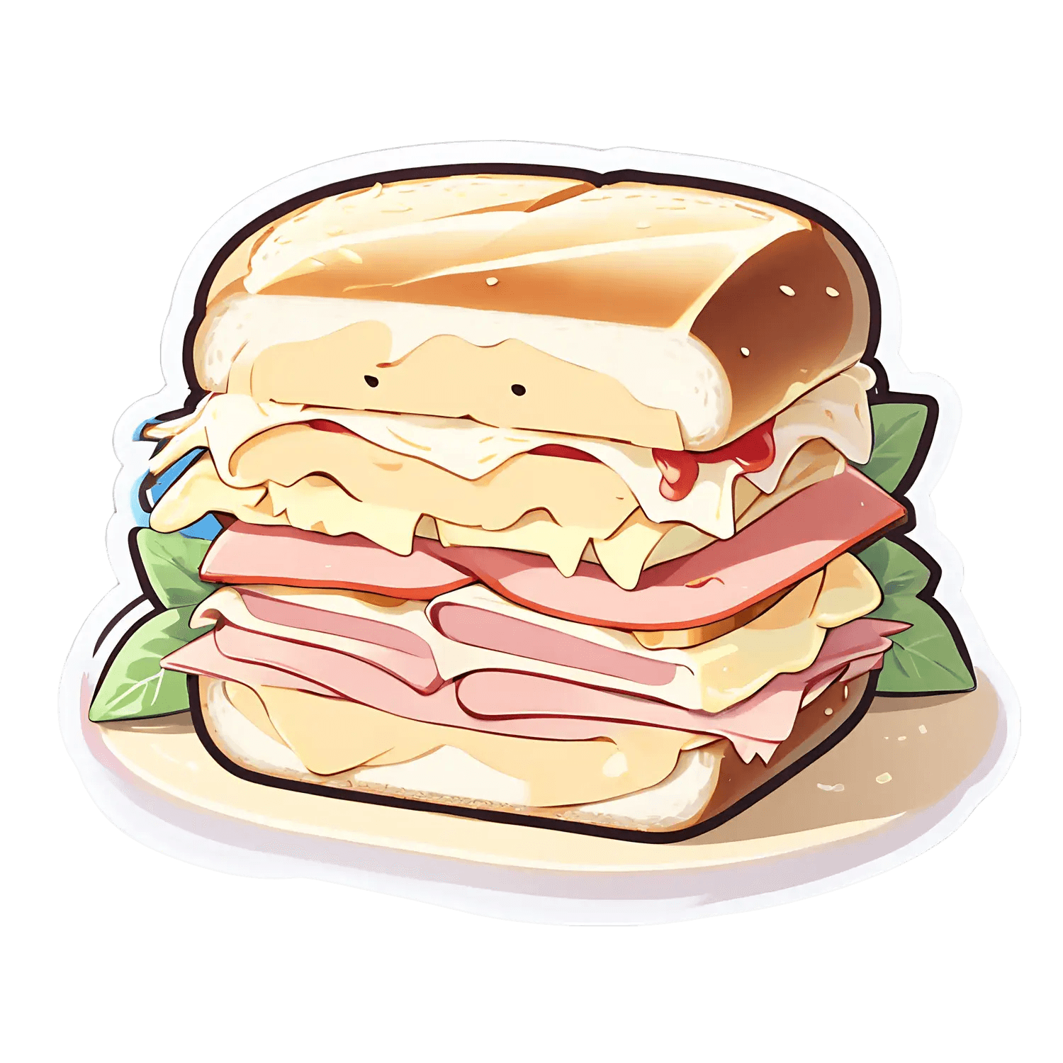 Delicious Sandwich - Sticker - Heat Press Transfer