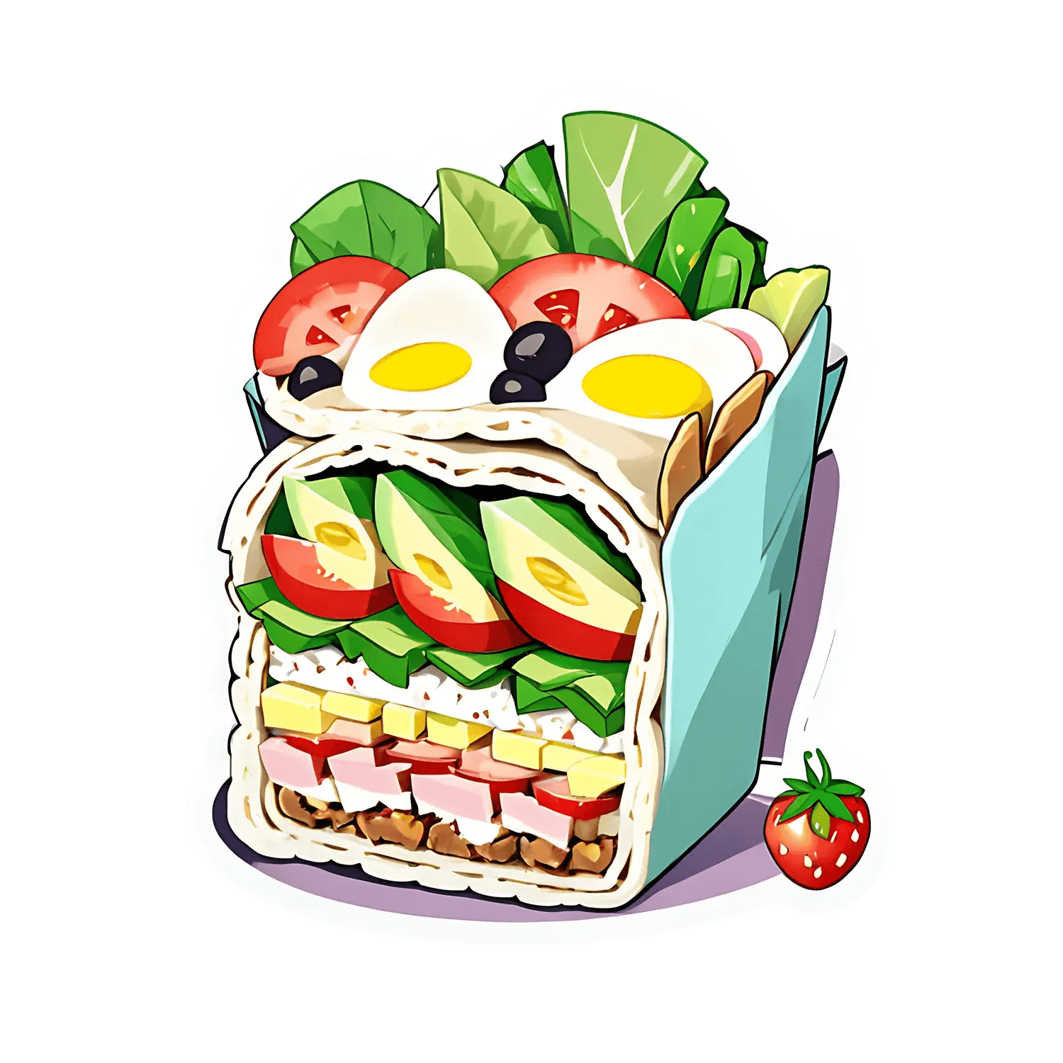 Delicious Wrap - UV DTF Sticker - Heat Press Transfer
