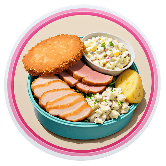 Deluxe Meal Plate - Sticker - Heat Press Transfer