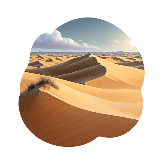 Desert Dunes UV-DTF Sticker - Heat Press Transfer