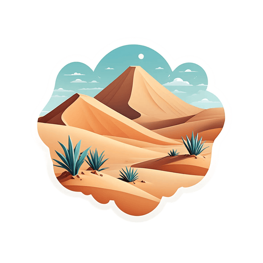 Desert Landscape Sticker - UV DTF - Heat Press Transfer
