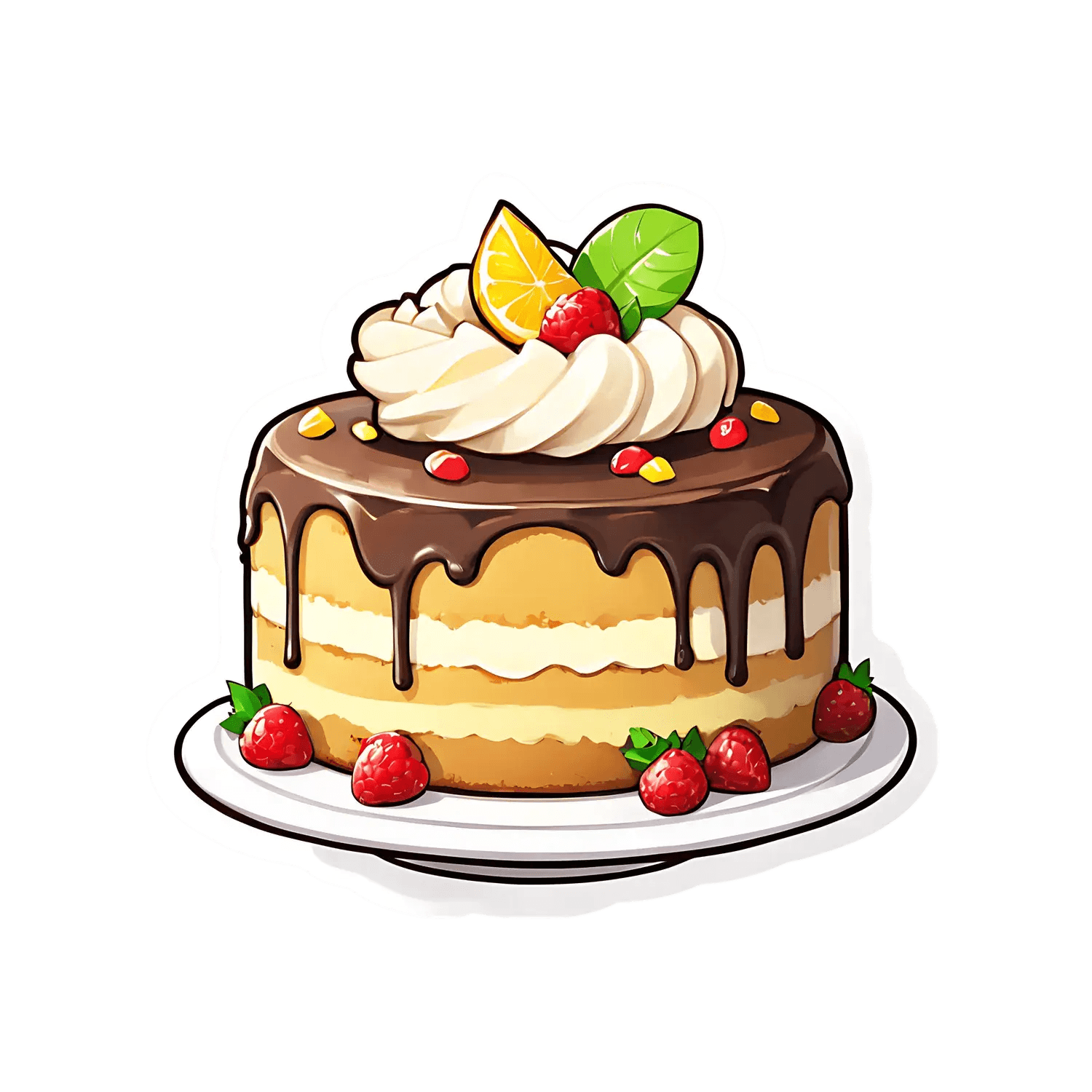 Dessert Delight - Sticker - Heat Press Transfer