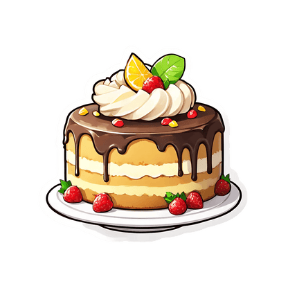 Dessert Delight - Sticker - Heat Press Transfer