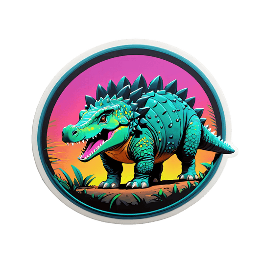 Dinosaur Adventure - Colorful Sticker - Heat Press Transfer