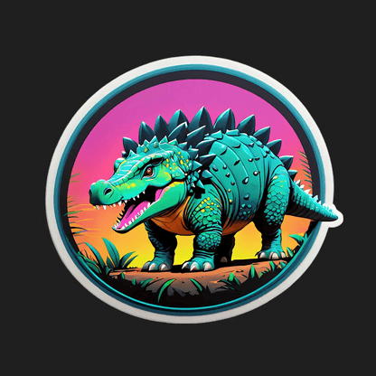 Dinosaur Adventure - Colorful Sticker - Heat Press Transfer