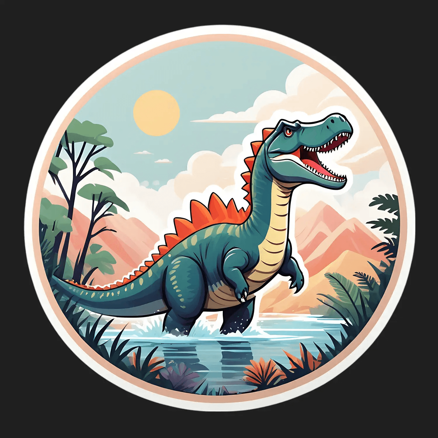 Dinosaur Adventure - Sticker - Heat Press Transfer