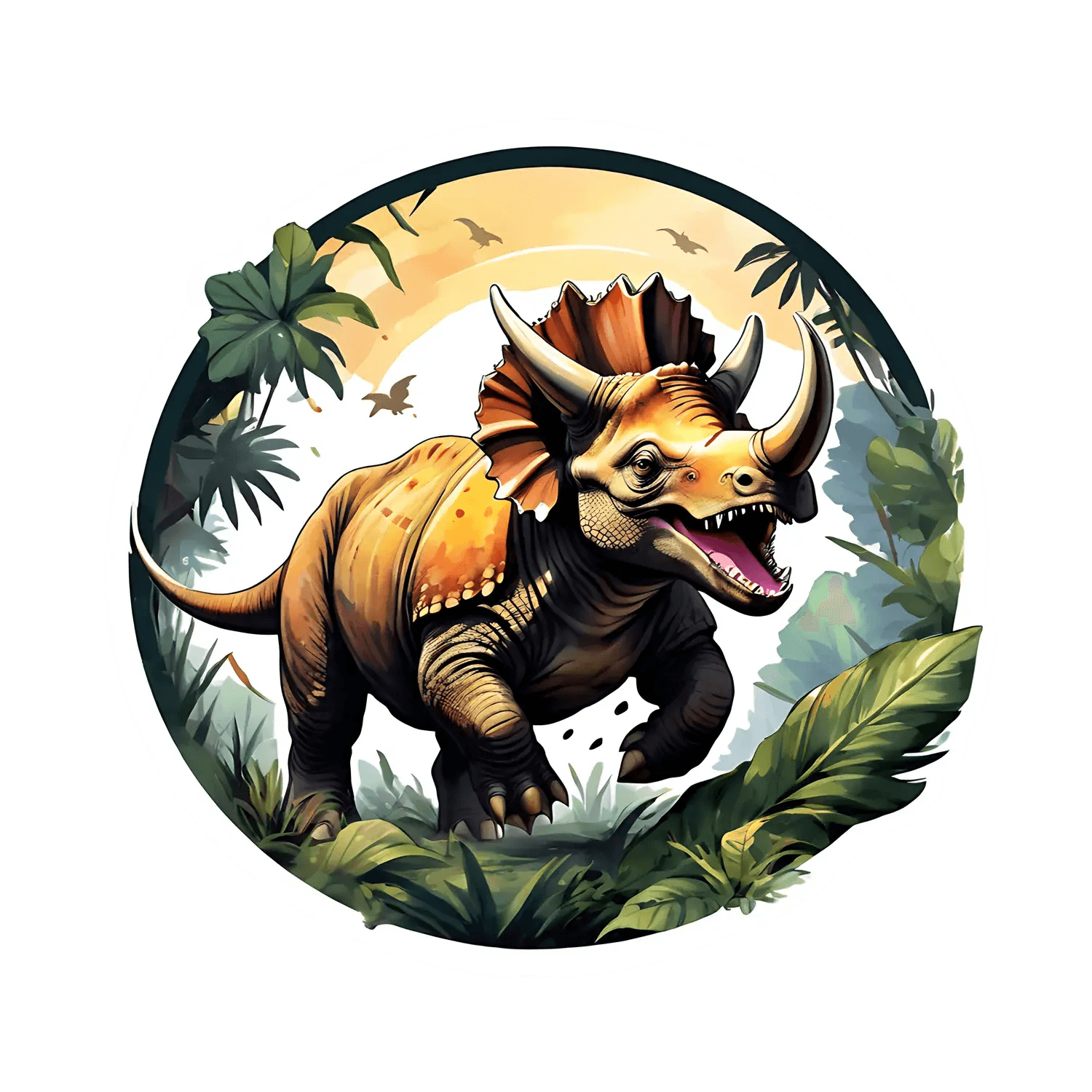 Dinosaur Adventure - Sticker - Heat Press Transfer