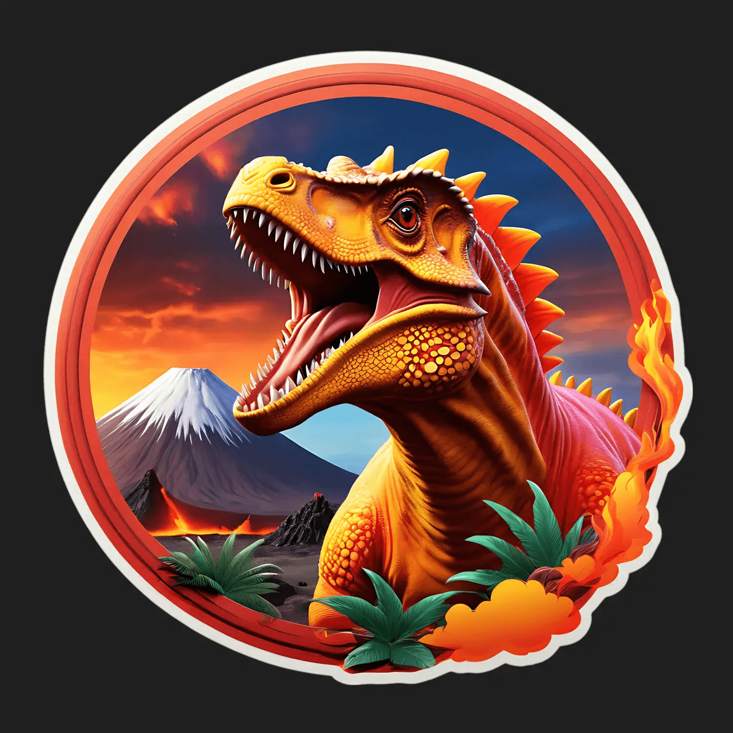 Dinosaur Adventure - Sticker - Heat Press Transfer