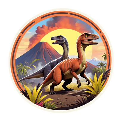 Dinosaur Adventure - Sticker - Heat Press Transfer