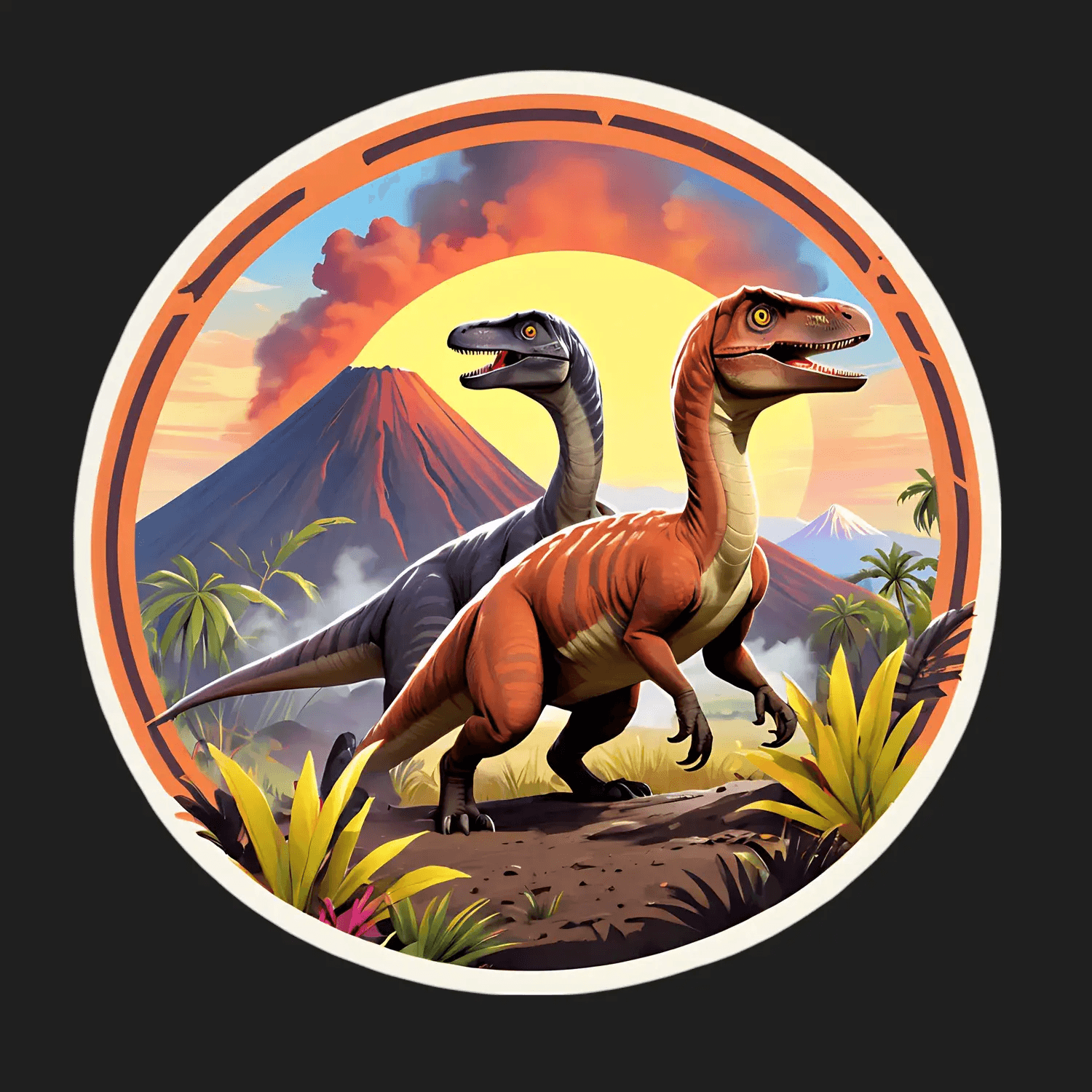 Dinosaur Adventure - Sticker - Heat Press Transfer