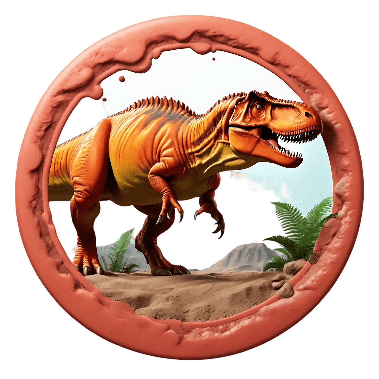 Dinosaur Adventure - UV DTF Sticker - Heat Press Transfer