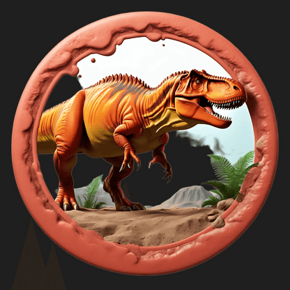 Dinosaur Adventure - UV DTF Sticker - Heat Press Transfer