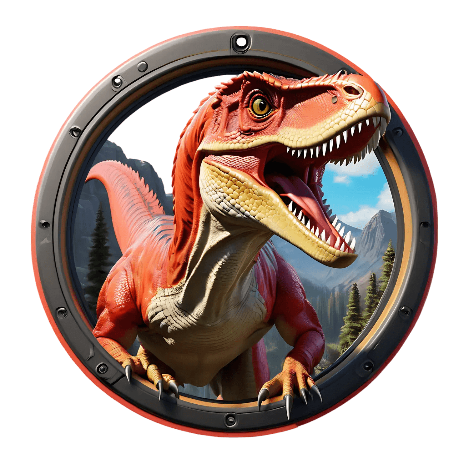 Dinosaur Adventure - UV DTF Sticker - Heat Press Transfer