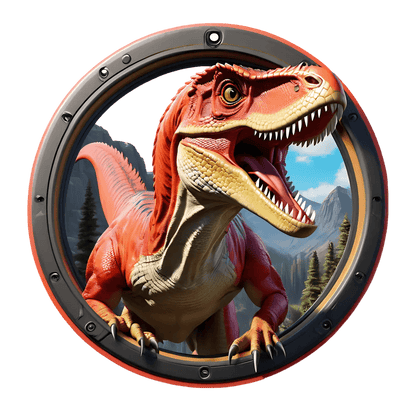 Dinosaur Adventure - UV DTF Sticker - Heat Press Transfer