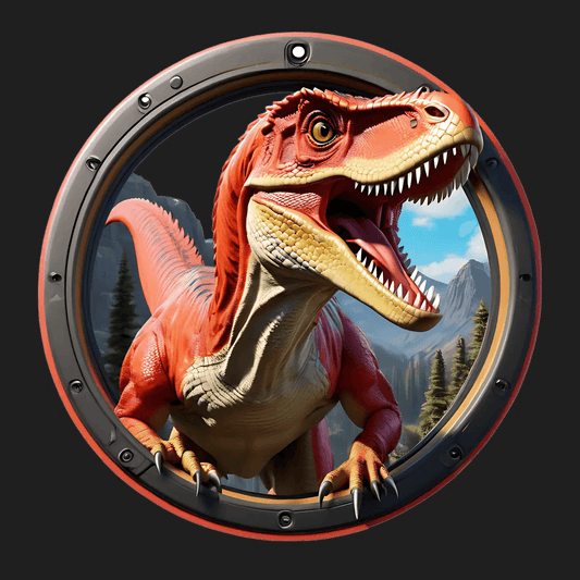 Dinosaur Adventure - UV DTF Sticker - Heat Press Transfer