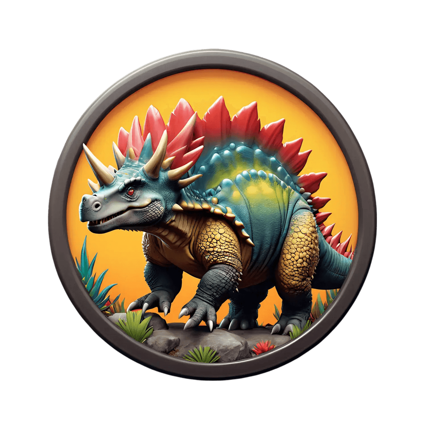 Dinosaur Adventure - UV DTF Sticker - Heat Press Transfer