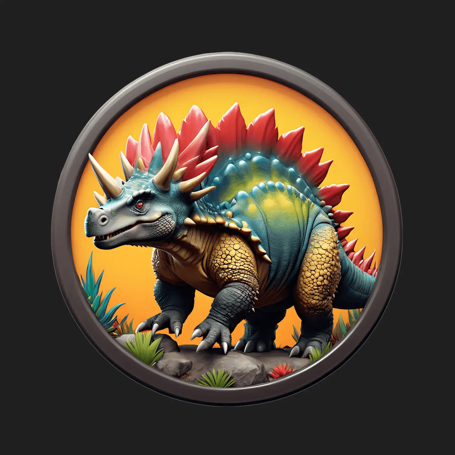 Dinosaur Adventure - UV DTF Sticker - Heat Press Transfer