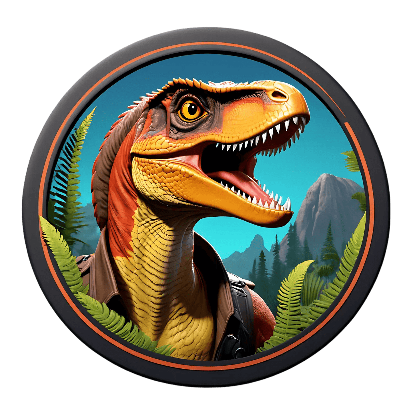 Dinosaur Adventure - UV DTF Sticker - Heat Press Transfer