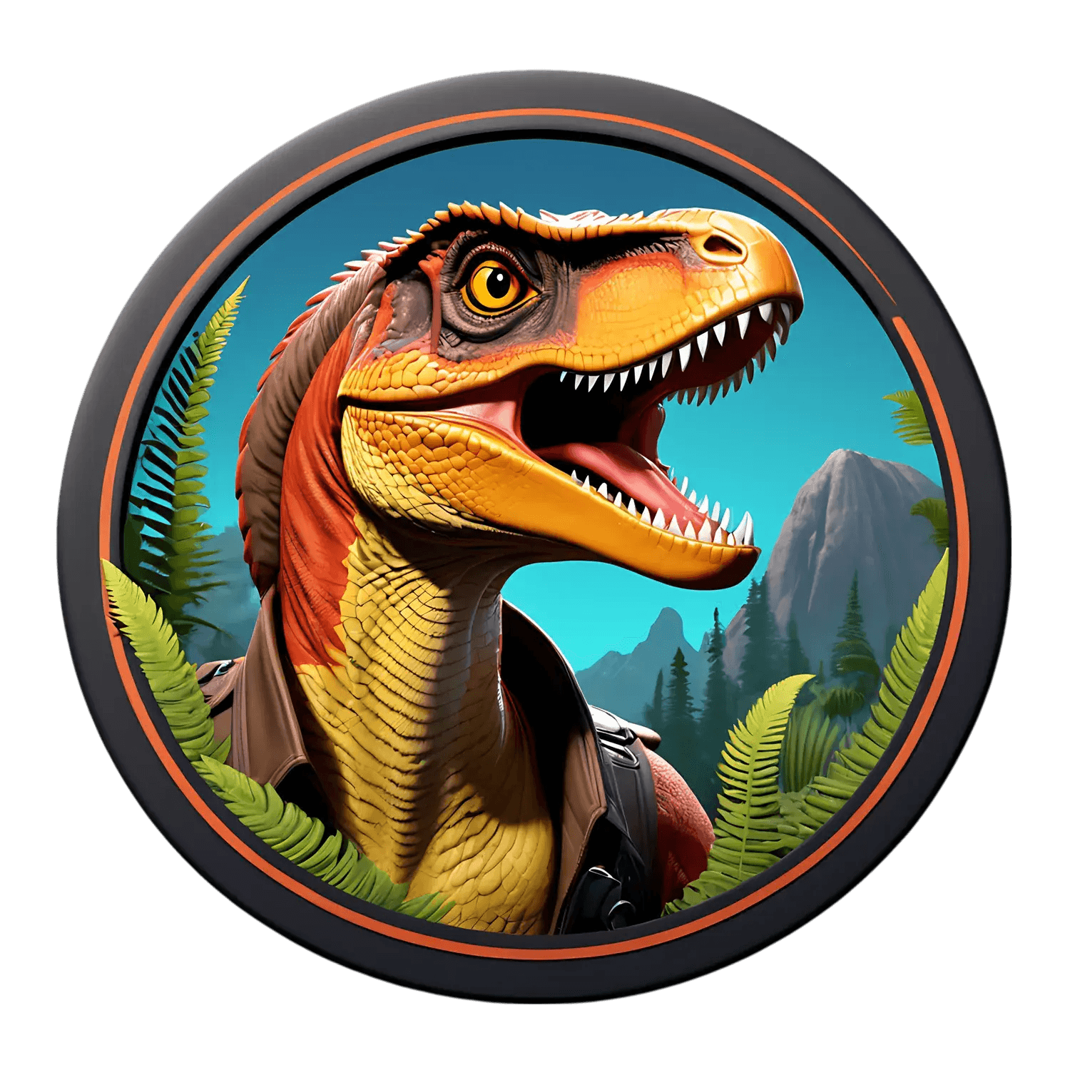 Dinosaur Adventure - UV DTF Sticker - Heat Press Transfer