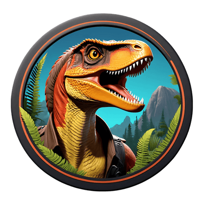 Dinosaur Adventure - UV DTF Sticker - Heat Press Transfer