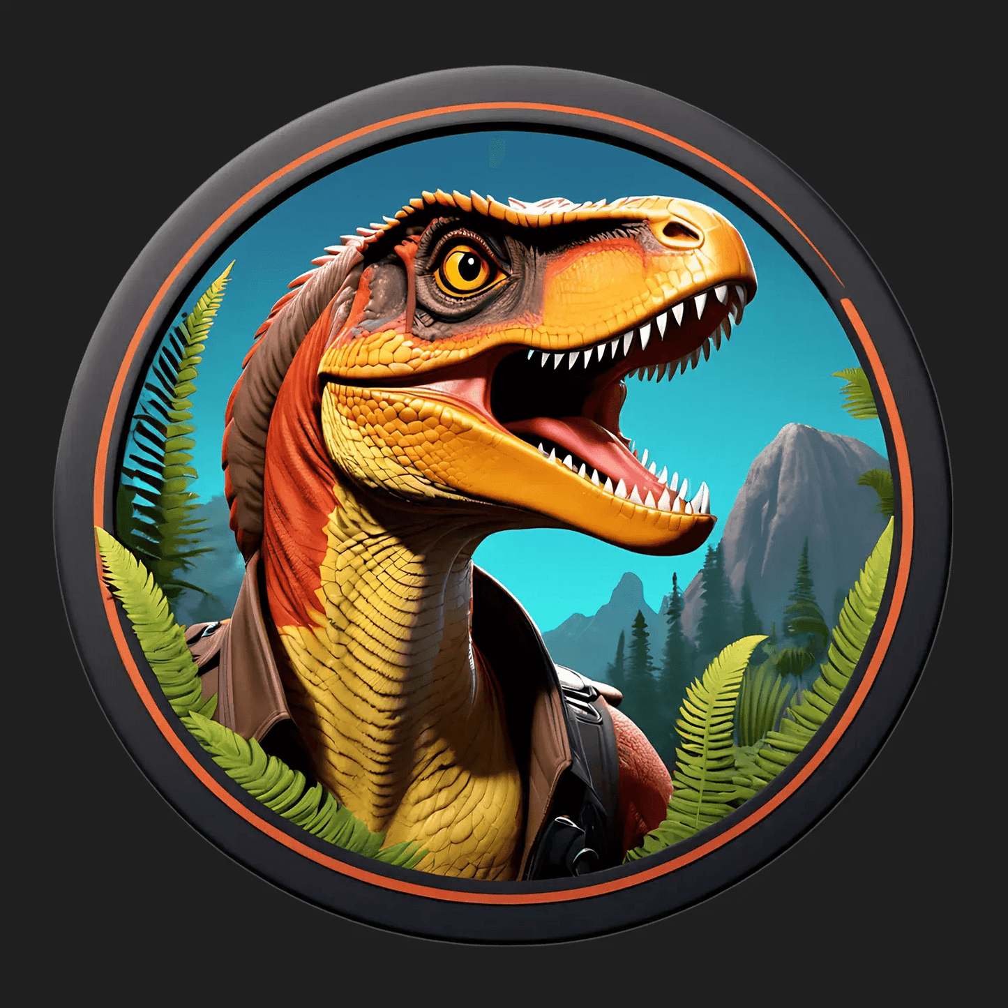 Dinosaur Adventure - UV DTF Sticker - Heat Press Transfer