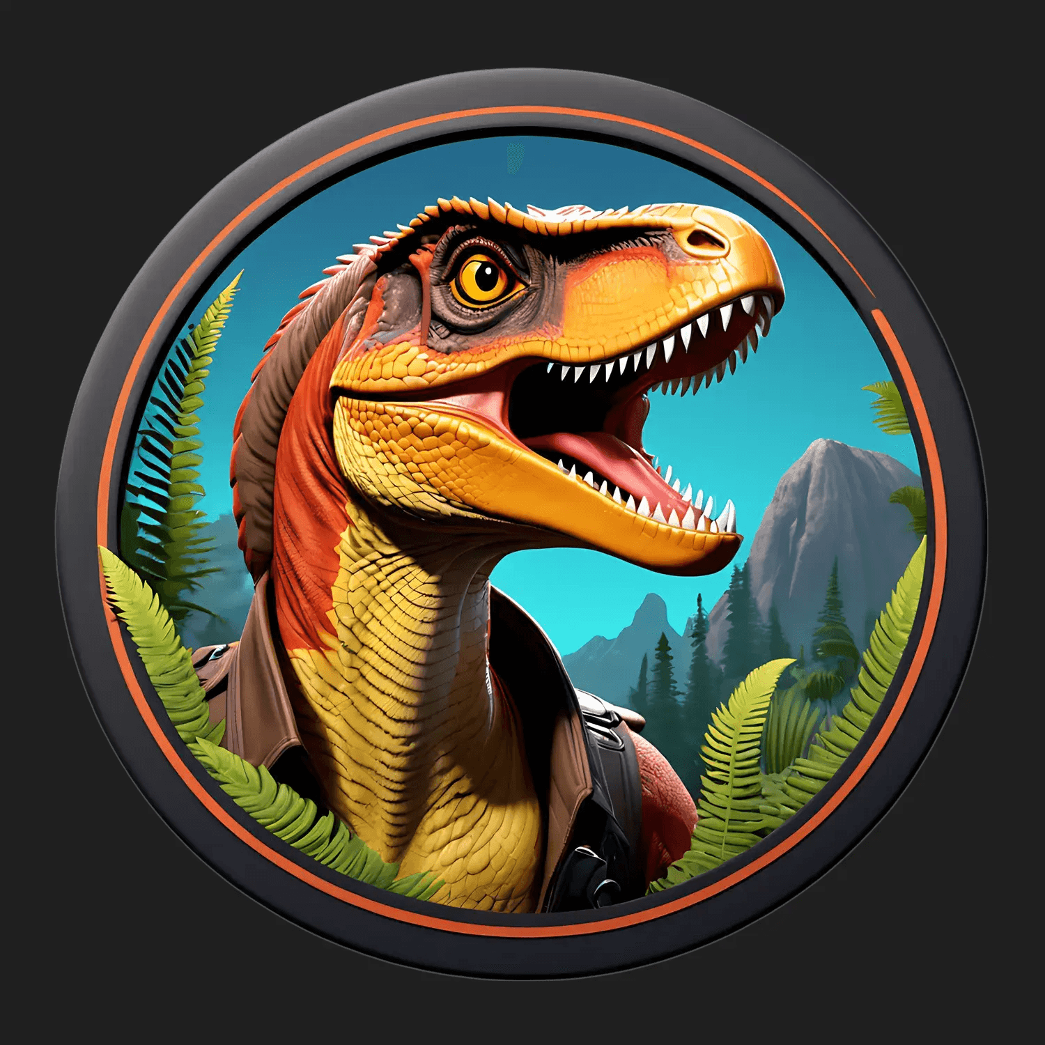 Dinosaur Adventure - UV DTF Sticker - Heat Press Transfer