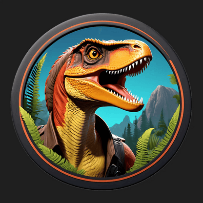 Dinosaur Adventure - UV DTF Sticker - Heat Press Transfer